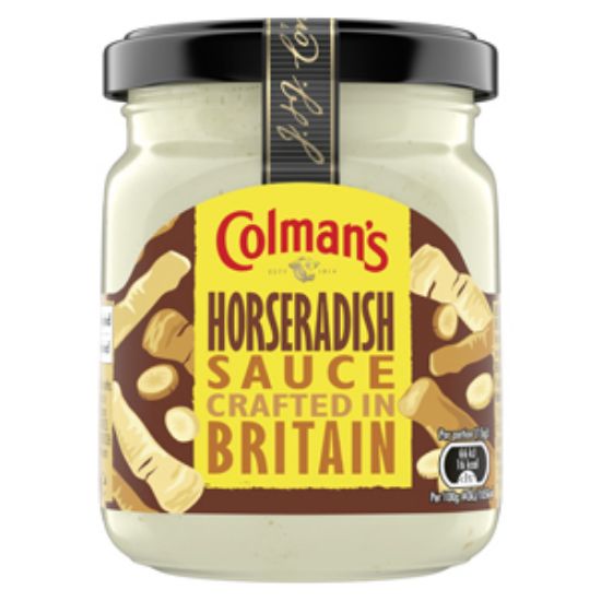 Picture of COLMANS Horseradish Sauce 136g Jar x8